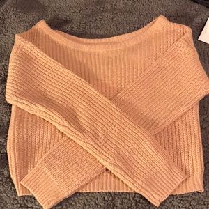 missguided wide neck sweater